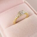 White Round Solitaire Ring
