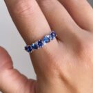 Blue Pear Cut Band