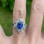 Oval Halo Wedding Ring