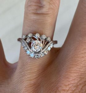 Round Solitaire Birthday Ring