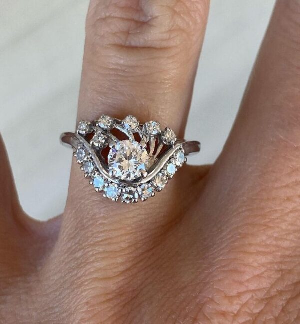 Round Solitaire Birthday Ring