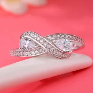 Pear Cut Solitaire Ring