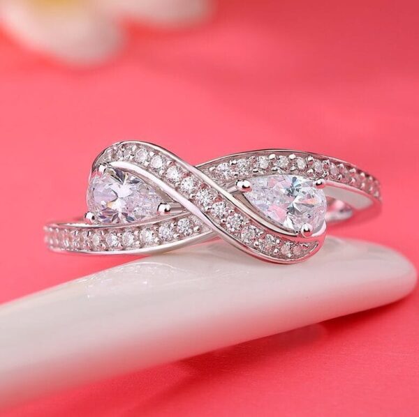 Pear Cut Solitaire Ring