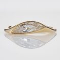 Half Moon Bezel Ring