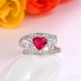 Heart Cut Wedding Ring