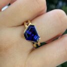 Shield Engagement Ring