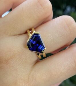 Shield Engagement Ring