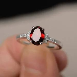 Oval Cut Solitaire Ring