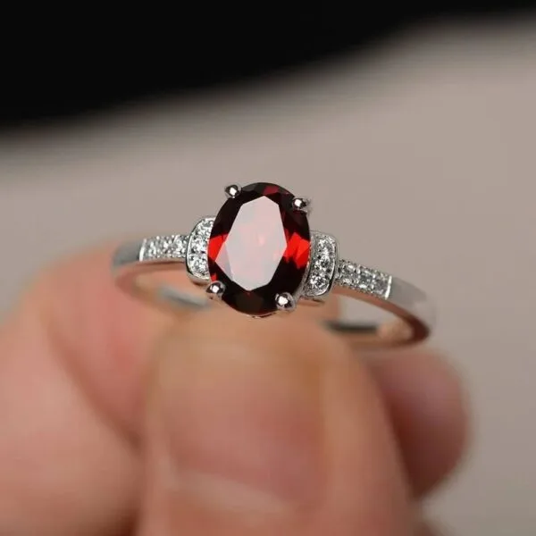 Oval Cut Solitaire Ring