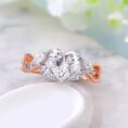 Heart Cut Solitaire Ring