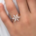Pear Cut Promise Ring