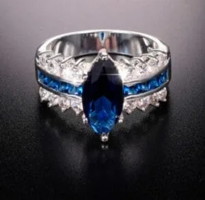Marquise Cut Engagement Ring