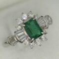Emerald Solitaire Proposal Ring
