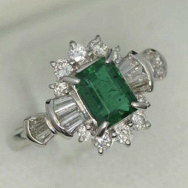 Emerald Solitaire Proposal Ring