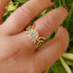 Round Solitaire Birthday Ring