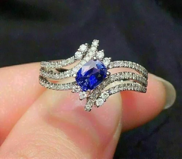 Cushion Cut Solitaire Ring