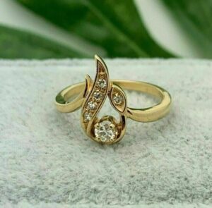 Round Solitaire Anniversary Ring