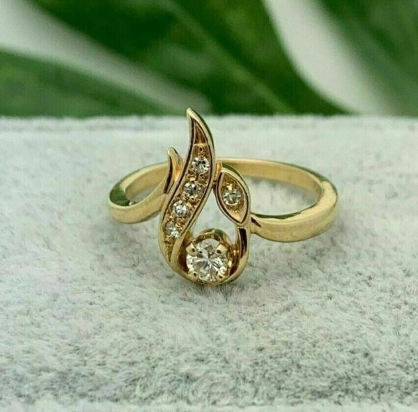 Round Solitaire Anniversary Ring