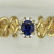 Oval Halo Anniversary Ring