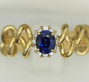 Oval Halo Anniversary Ring