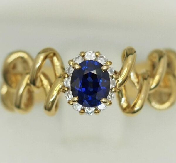 Oval Halo Anniversary Ring