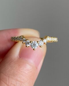 Round Half Eternity Band