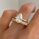 Pear Cut Ring Set