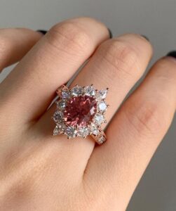 Oval Cut Halo Ring