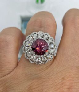 Round Halo Engagement Ring