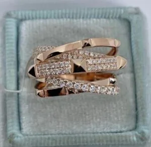 Round Engagement Band Ring