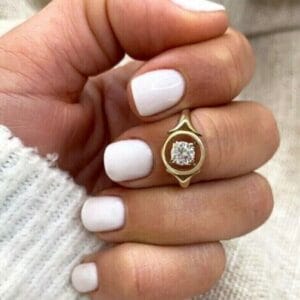 Round Solitaire Proposal Ring