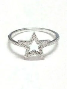 Star Shape Round Ring