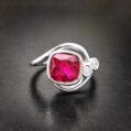 Cushion Bezel Proposal Ring