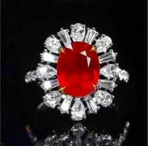 Oval Halo Anniversary Ring