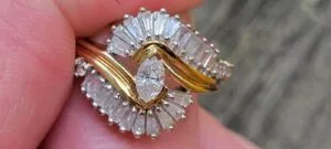 Pretty 2.60Ct White Marquise Cut Solitaire Best Wedding Ring For Bridal | Designer Ring For Her