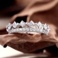 White Princess Engagement Band