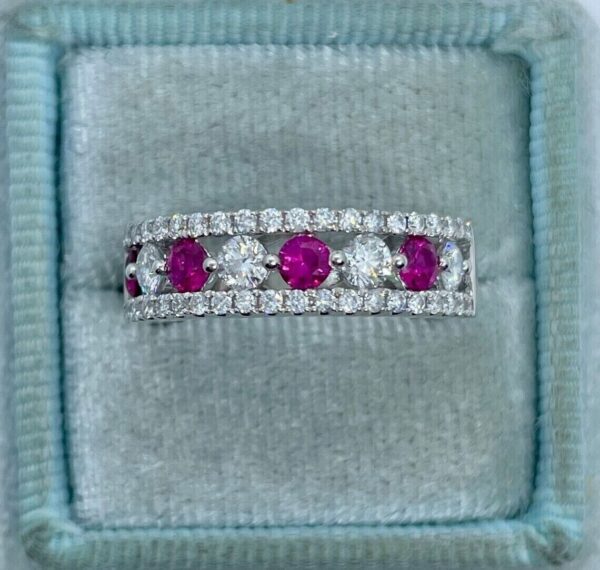 Round Half Eternity Band