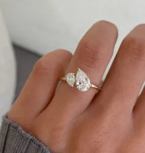 Pear Cut Wedding Ring
