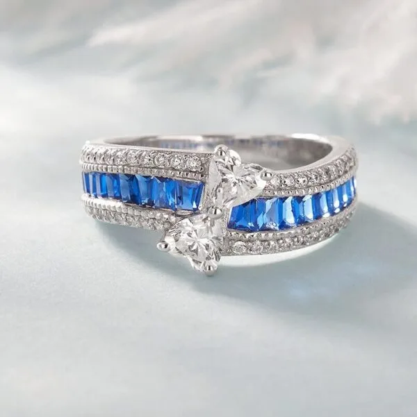 Heart Cut Wedding Ring