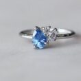 Pear Cut Solitaire Ring