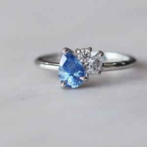 Pear Cut Solitaire Ring