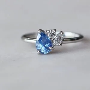 Pear Cut Solitaire Ring
