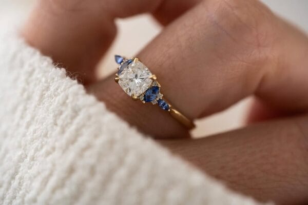 2.40Ct White Cushion Cut Solitaire Engagement Promise Ring | Timeless Wedding Gift Ring for Her