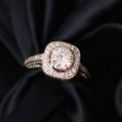 1.80Ct White Round Cut Halo Engagement Ring | Timeless Anniversary Gift Ring for Wife | Elegant Jewelry for Women