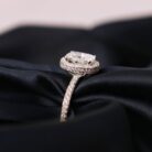 1.80Ct White Round Cut Halo Engagement Ring | Timeless Anniversary Gift Ring for Wife | Elegant Jewelry for Women