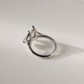2.10TCW White Marquise and Pear Cut Two Stone Proposal Ring for Her | Elegant Statement Ring for Women