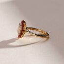 2.40Ct White Oval Cut Halo Bridesmaid Wedding Ring | Elegant Party Wear Jewelry For Women