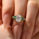 Snowdrift 1.80Ct Oval Solitaire Ring | Wedding & Anniversary Gift Ring for Her