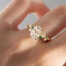 1.60Ct White Oval Cut Solitaire Engagement Ring for Women | Snowdrift Proposal Ring for Girlfriend