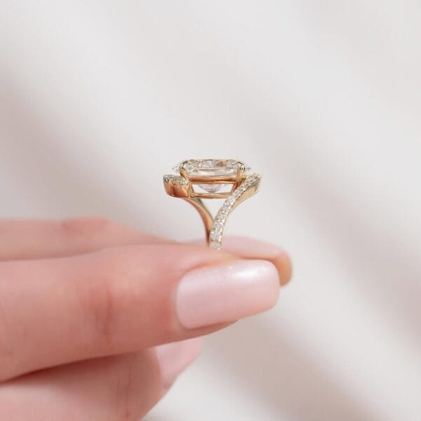 2.10Ct White Oval Cut Solitaire Anniversary Ring for Wife | Elegant Statement Jewelry